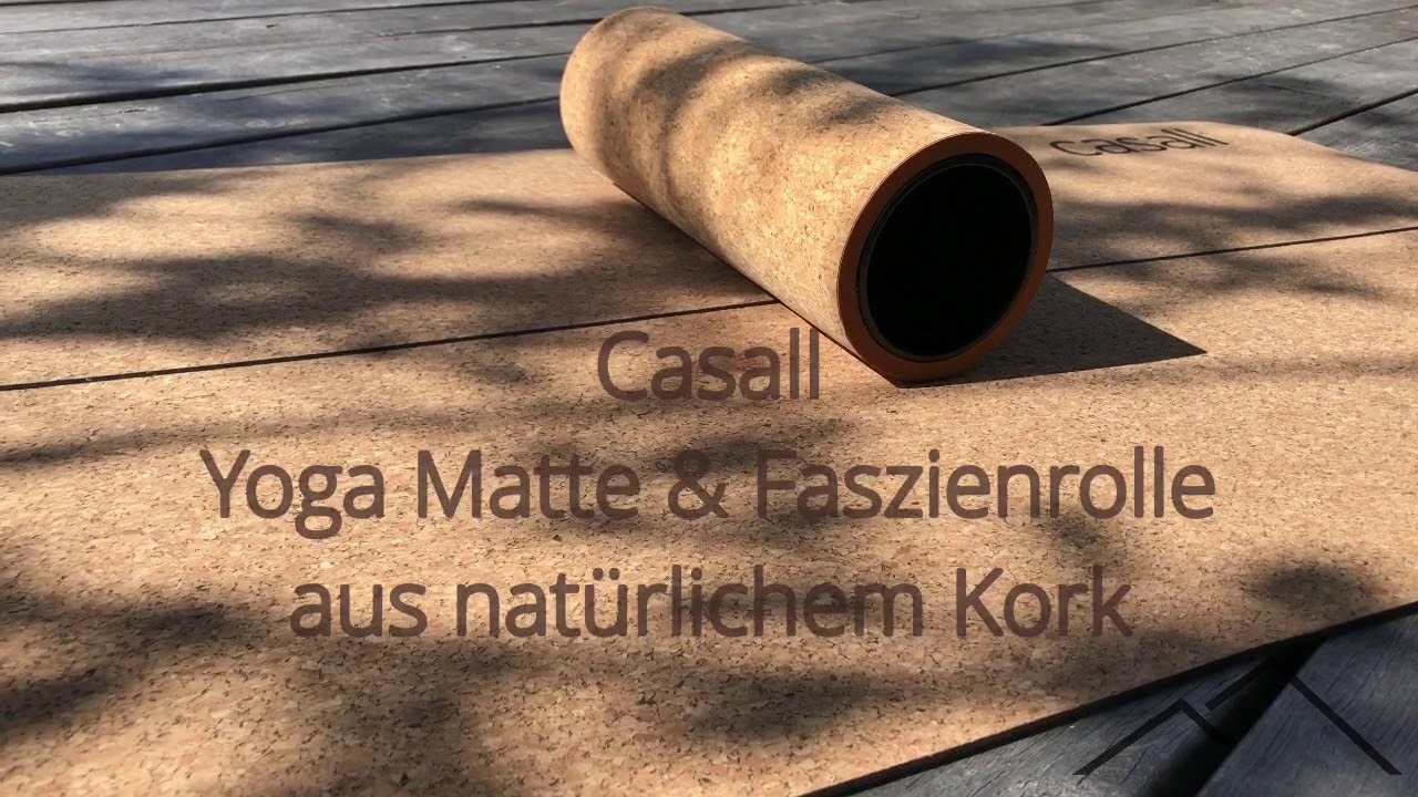 Casall Cork Yoga Mat Cork Tube Roll YouTube