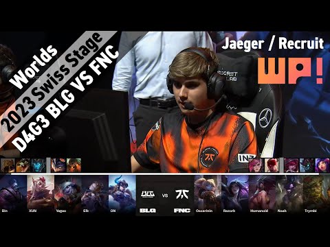[WP!]BLG(Elk トリスターナ) VS FNC(Razork アイバーン) ハイライト D4G3 - Worlds 2023 Swiss Stage by YAMA