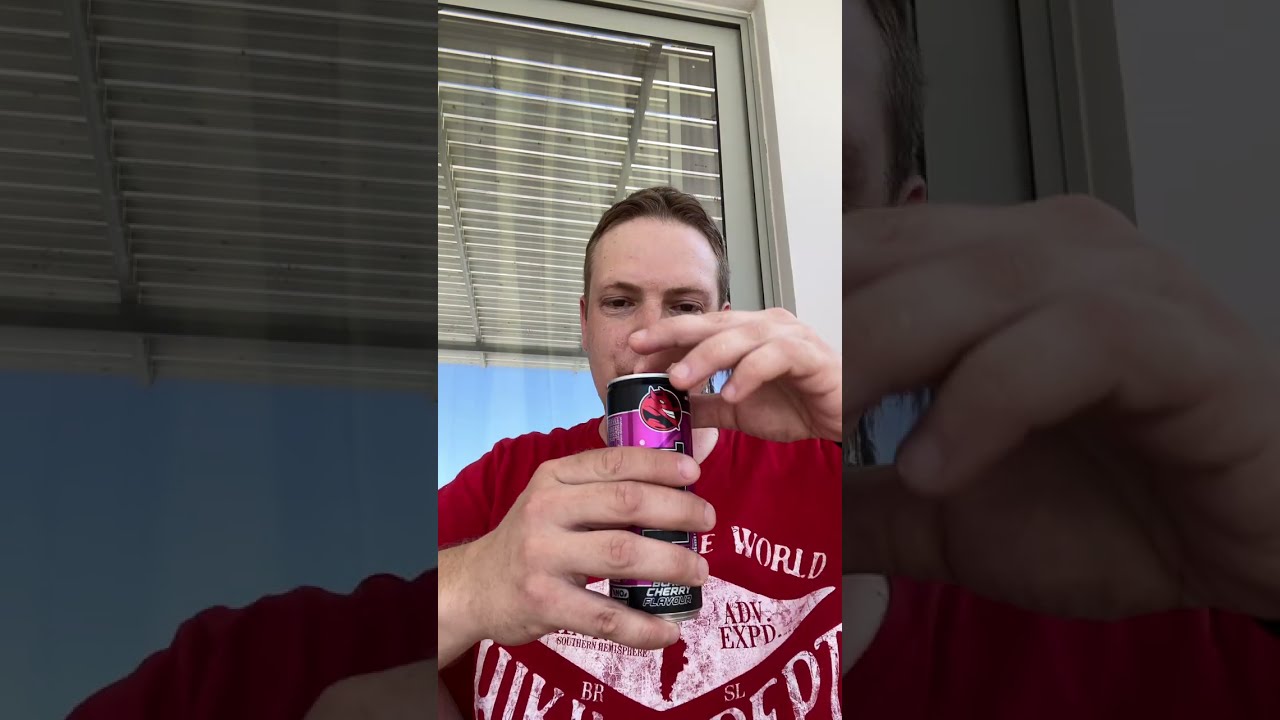 HELL BLACK CHERRY FLAVOUR ENERGY DRINK TEST!