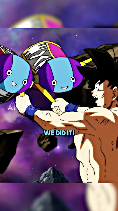 Goku and The Zeno's Celebrate His Win!