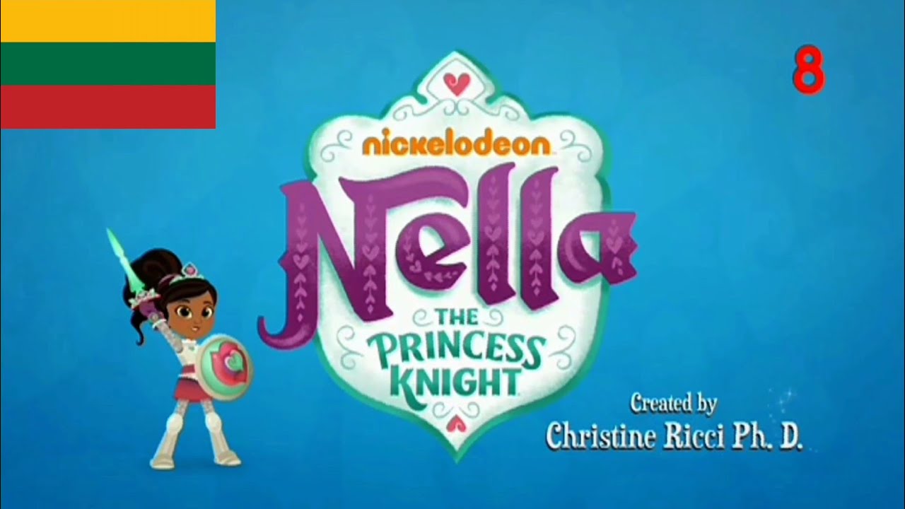 Nella The Princess Knight La Princesa Valiente intro S2 Lithuanian / Lituano T2 TV8 / Lietuvių
