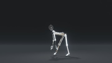 dancing robot created in blender