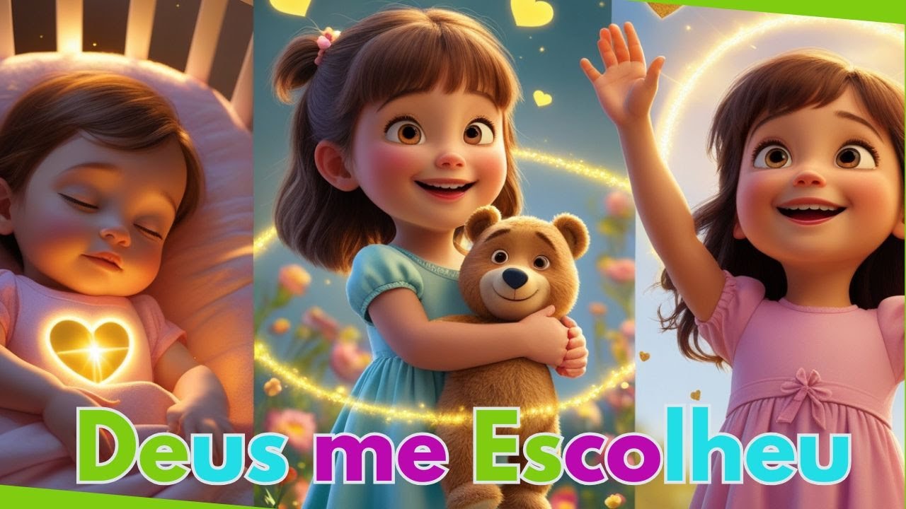 🌟 Deus Me Escolheu - Música Infantil Cristã | Turma da Lina 🌟