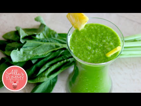 Healthy Breakfast: DAY 1: Pineapple & Kale Smoothie - Losing Weight