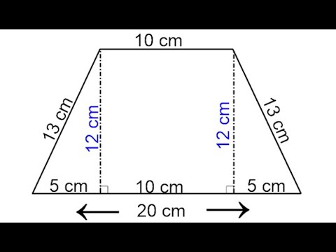 Video: Cara Mencari Pepenjuru Trapesium Isoseles