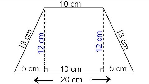 How to find the height of a trapezium when area is given?