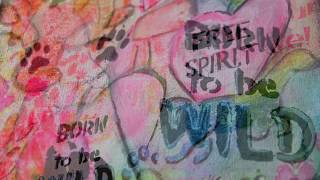 Paint Your Own Born to Be Wild Canvas - Denise Alloca Creative Team Thursday @SpornDesigns