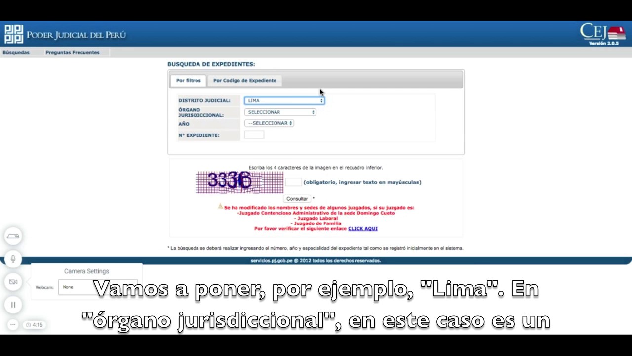 C mo Usar El CEJ Consulta De Expedientes Judiciales YouTube C mo usar el cej consulta de expedientes judiciales youtube
