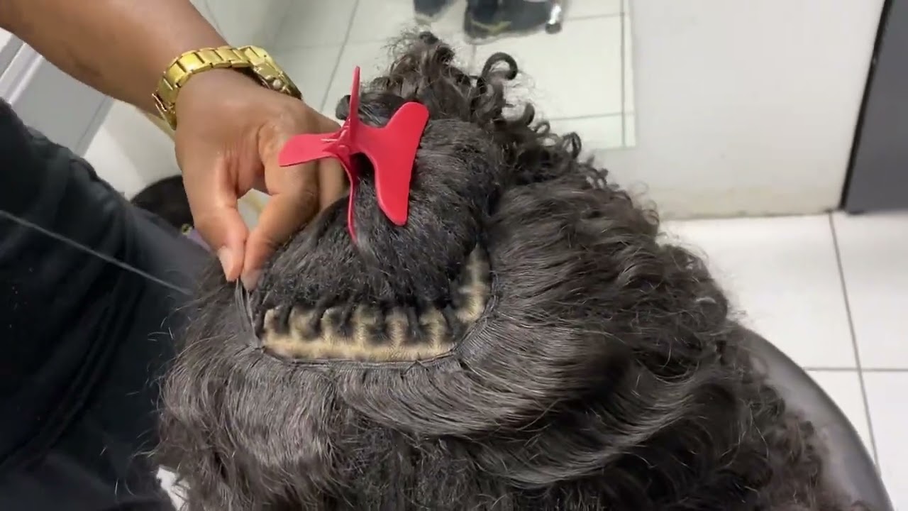 Passo a passo do *megahair no italiano* ou amarradinho!!!