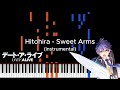 Date A Live Season 5 ending song piano INSTRUMENT ONLY (Hitohira - Sweet Arms)