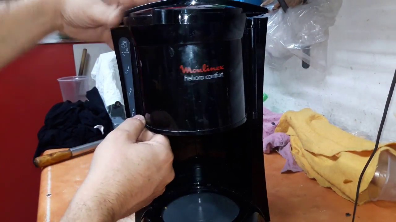 cafetera moulinex porque no sale agua (resuelto) - YouTube