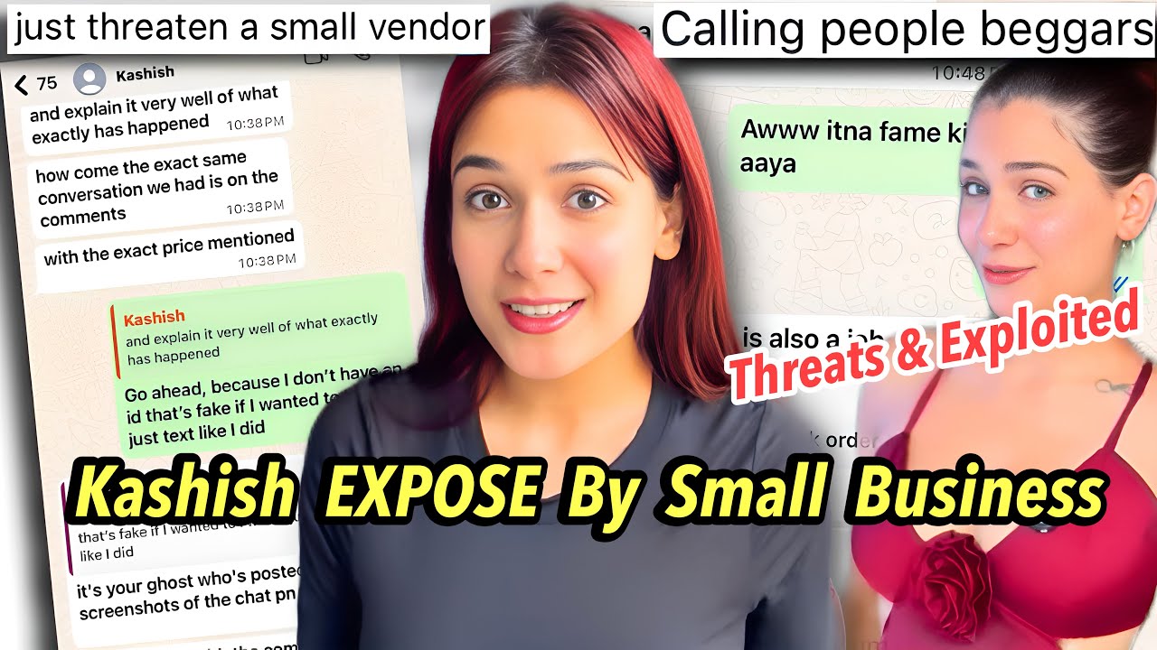 Kashish Ratnani Calling Small Bussiness Beggars| Kashish Called out by Small Business