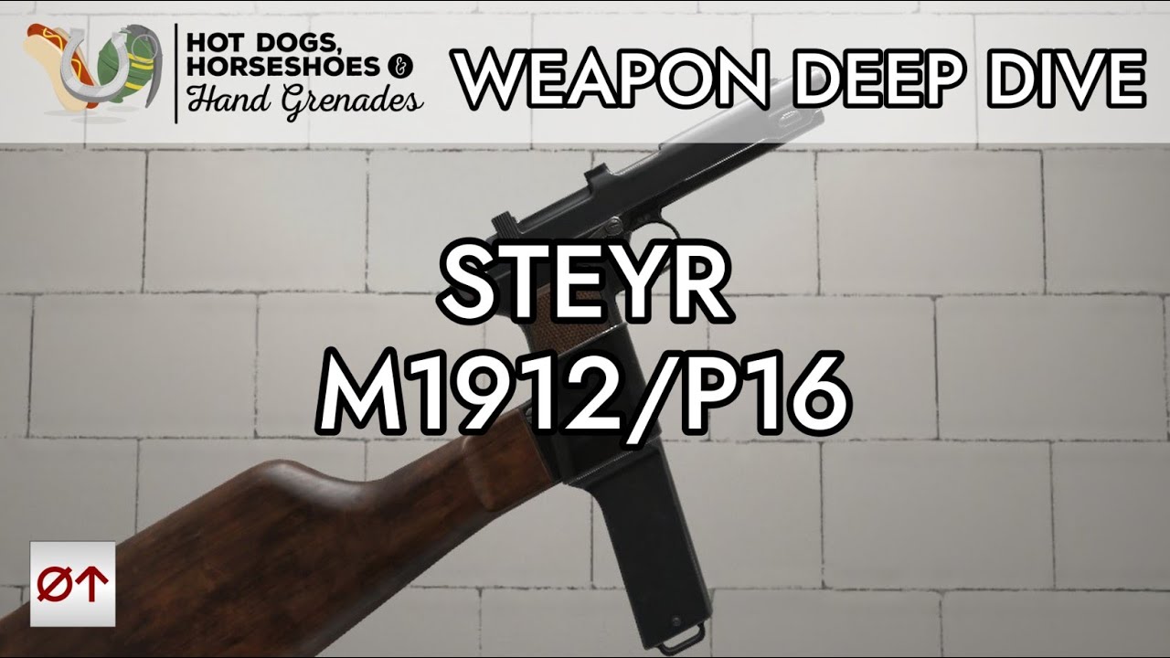 Steyr M1912 P16 // H3VR Weapon Deep Dive