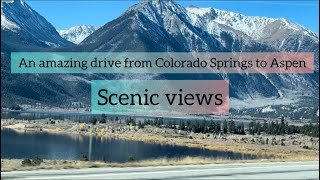Drive from Colorado Springs to Aspen|colorful Colorado|Colorado Springs |KannadaVlogs |Aspen