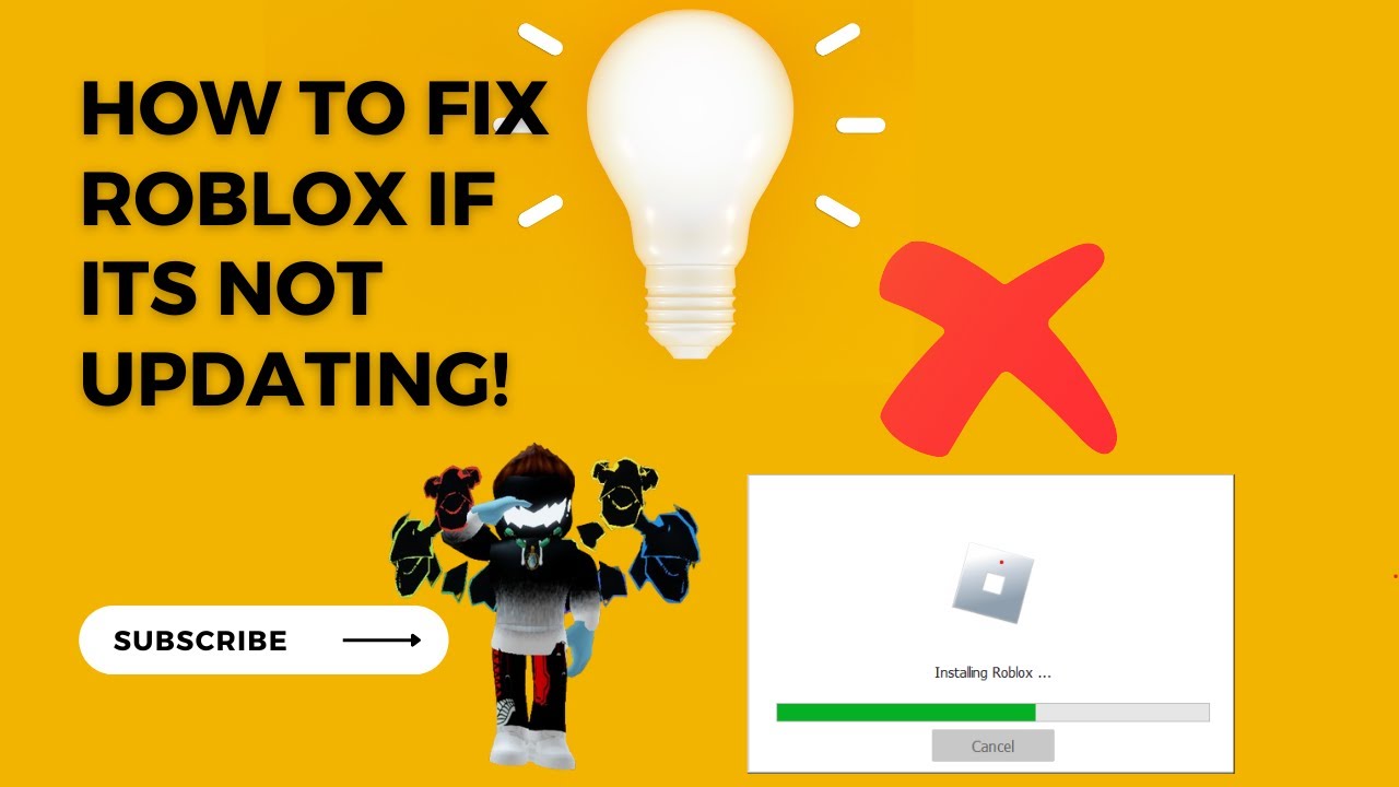 How to FIX ROBLOX if its Not UPDATING IN PC (2023) | ClizMant - YouTube