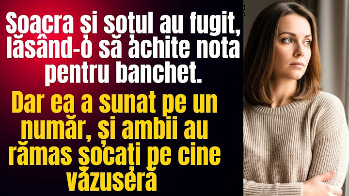 Soacra și soțul au fugit, lăsând nota de plată pe seama nurorii.Dar când aceasta a sunat pe un număr