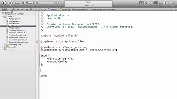 Cocoa Programming L35 - NSViewController