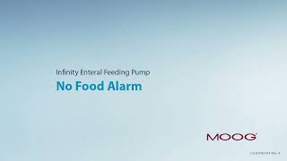 14) No Food Alarm in Infinity Enteral Feeding Pump