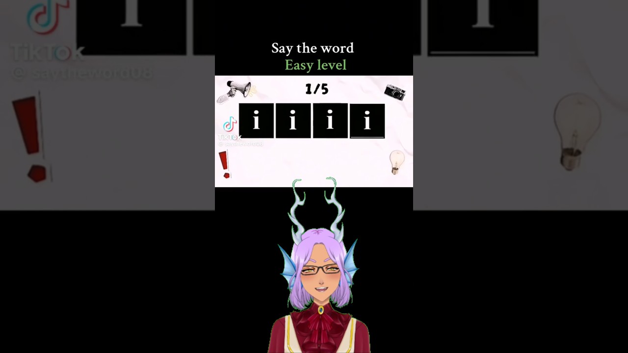 Say the word on beat【Ah Ying 晶盈 | 马来西亚 VTuber MYVT】#vtuber #memes #vtuberclips | MYViki