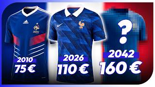 Pourquoi les maillots sont-ils devenus aussi chers ? (c'est pas l'inflation)