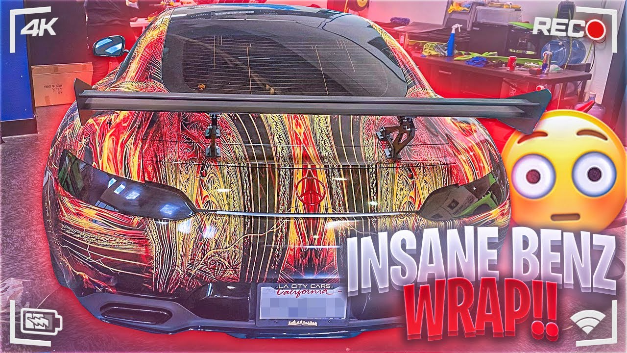 Mercedes-Benz AMG GT WRAP FINALLY DONE!!! - YouTube