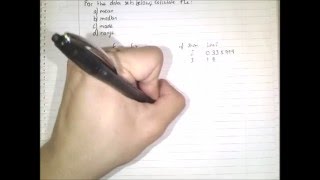 Mean, Median, Mode and Range: Single Variable Data Lesson 2 5.1/2/3.
