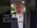 Trump says we have the "best poverty numbers ever in the history of our country"