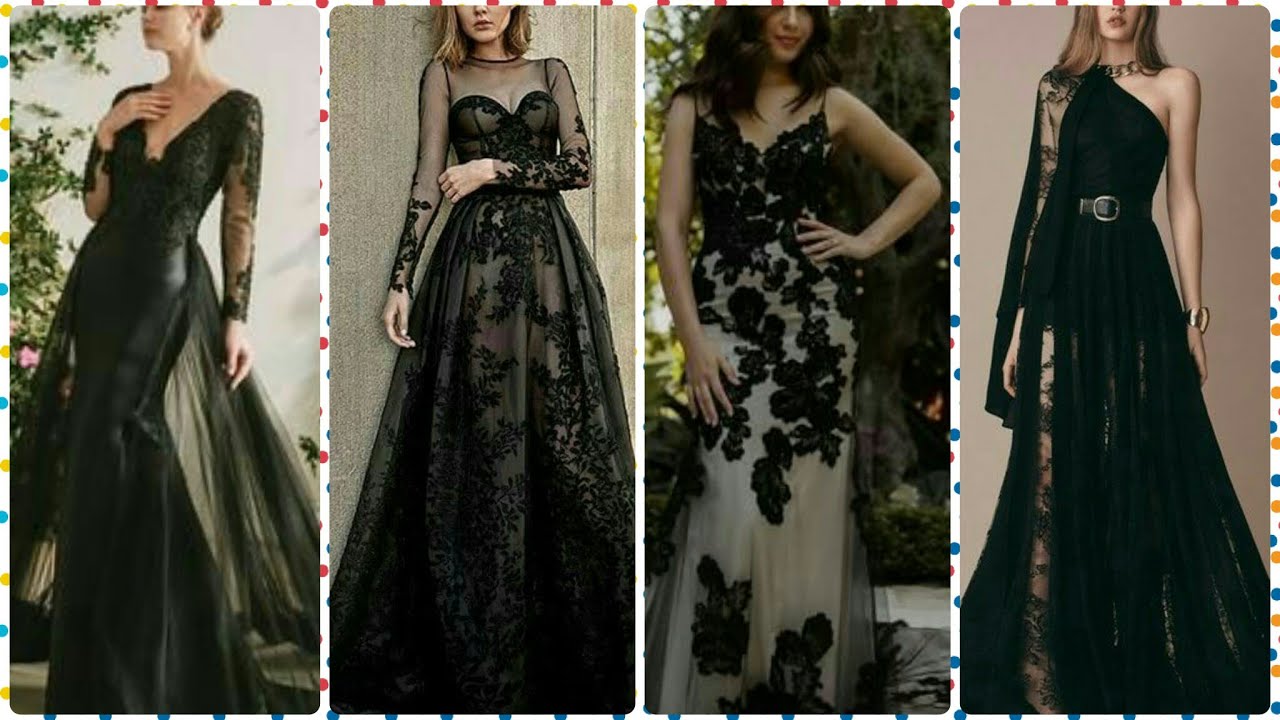Most Stunning & Gorgeous Fashionable Bridal Black Dresses Designs ...