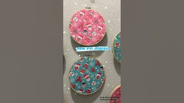 Christmas Enamel Pin Displays - Kritter Haus Brand #enamelpins #pindisplay #pinboard