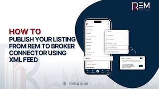 How to publish your listing from REM to Broker Connector using XML feed in the REM app screenshot 4