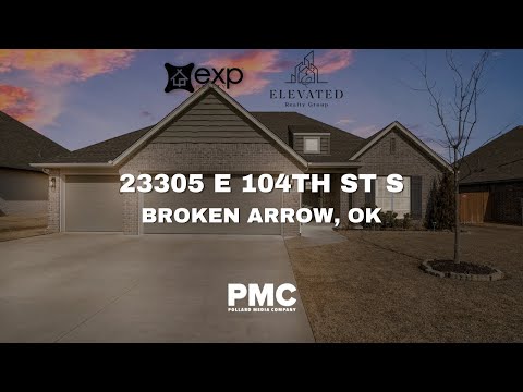 23305 E 104th St, Broken Arrow, OK home video tour