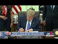President Trump Signing Executive Order Calling For Spacing Out Childhood Vaccines