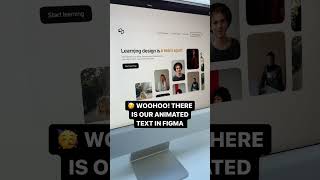 Animation Text in Figma | Figma Tutorials | #figma #figmatutorial  #shorts