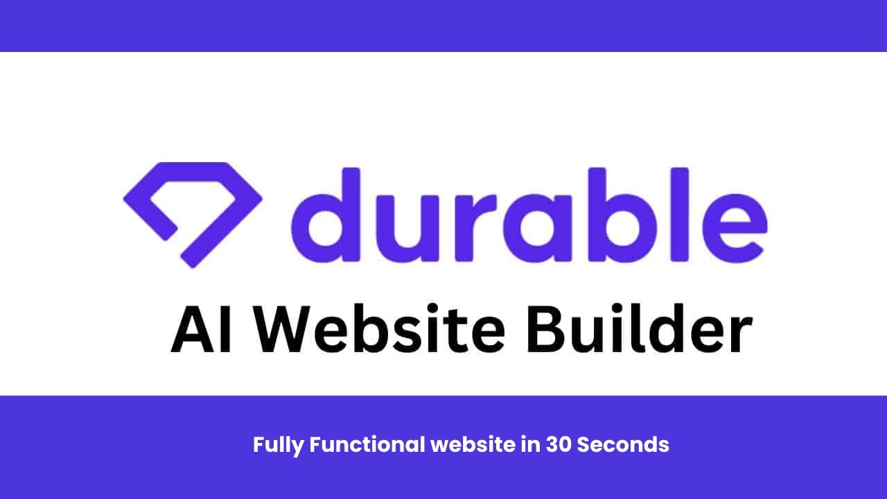 Durable AI Website Builder Tutorial (Step-By-Step Walkthrough)