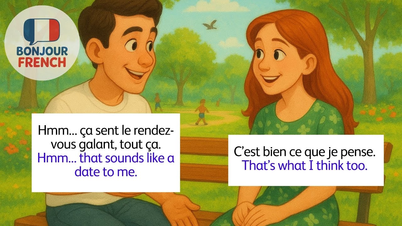 French Dialogue: Talking About a Secret Date