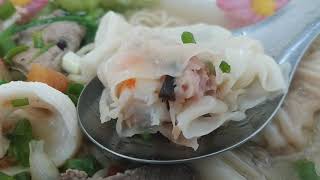 Thơm ngon tô mì sủi cảo của người Phúc Kiến quận 5 - Bánh kẹp dừa Tiều Châu - Hẻm Tuệ Huê Lý