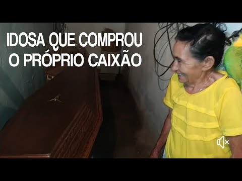 Conheça a história da Idosa de 75 anos que guarda em casa o próprio caixão