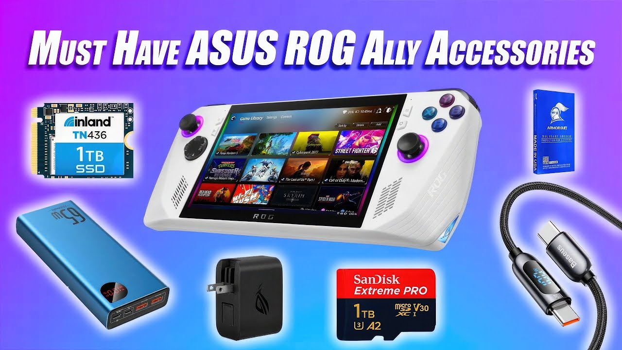 Must Have ASUS ROG ALLY Accessories! 