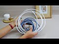 Conoce Está Forma ÚNICA de Reutilizar Viejos Cables -5 DIY&#39;s Fáciles y Rápidos para Tu Hogar