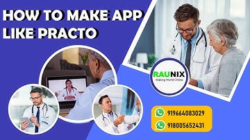 how to make doctor consultancy app | how to make app like practo | doctor appointment app | RAUNIX