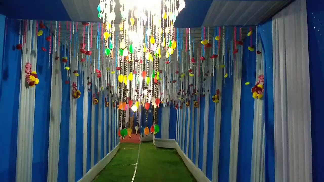 Simple mandap decoration