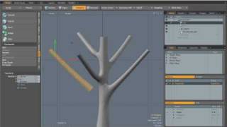 Tutorial Modo - replicator and trees
