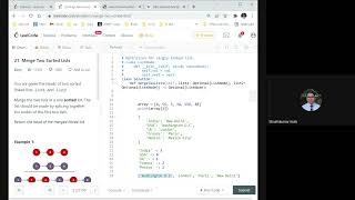 Coding Interview Prep in Tamil - Python - Leetcode #21