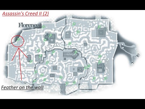 Assassin S Creed II 2 2160p4K PC How To Collect Feather On The Wall In Florence