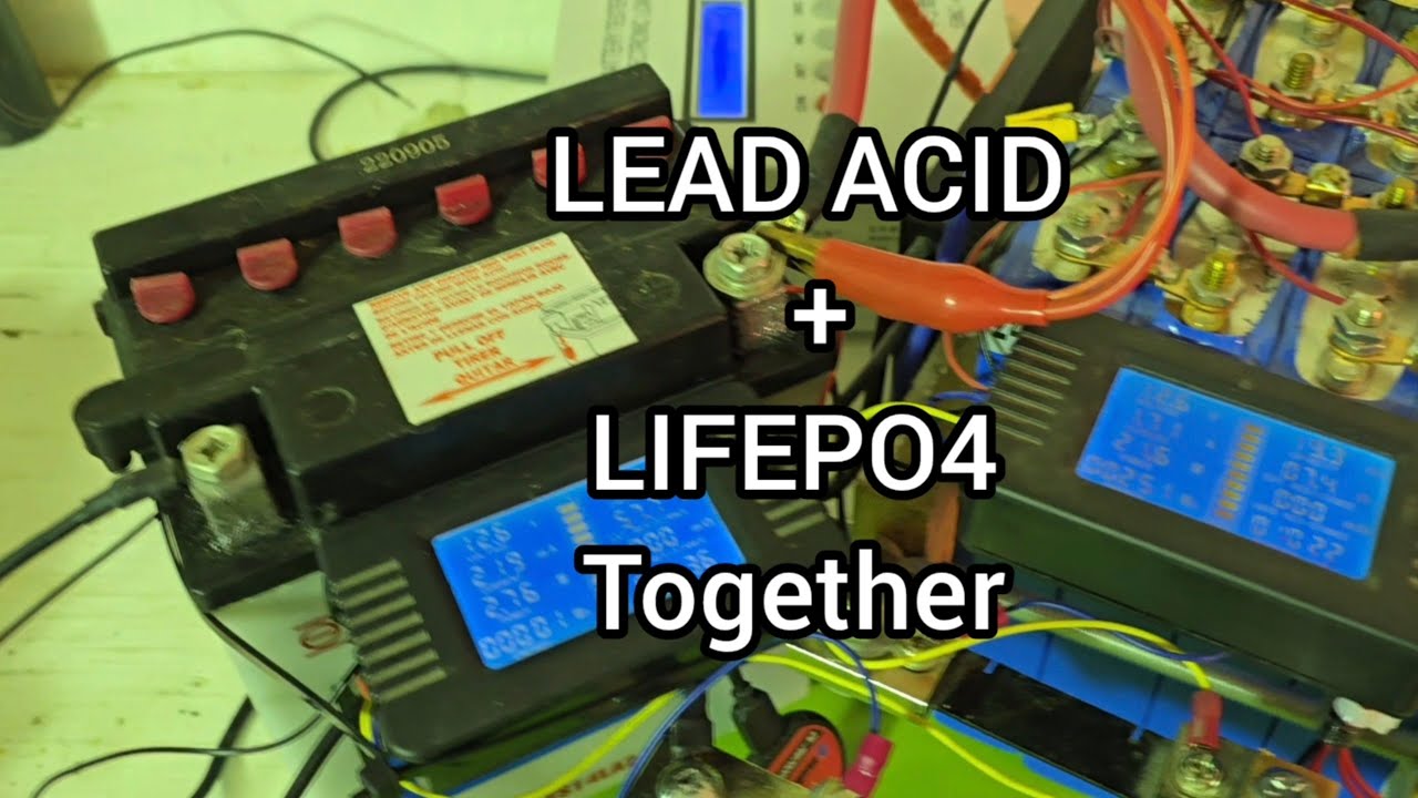 LIFEPO4 Paralleled with LEAD ACID battery... good or bad?