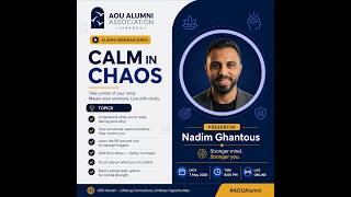 AOU  Alumni Webinar #2 Calm in Chaos