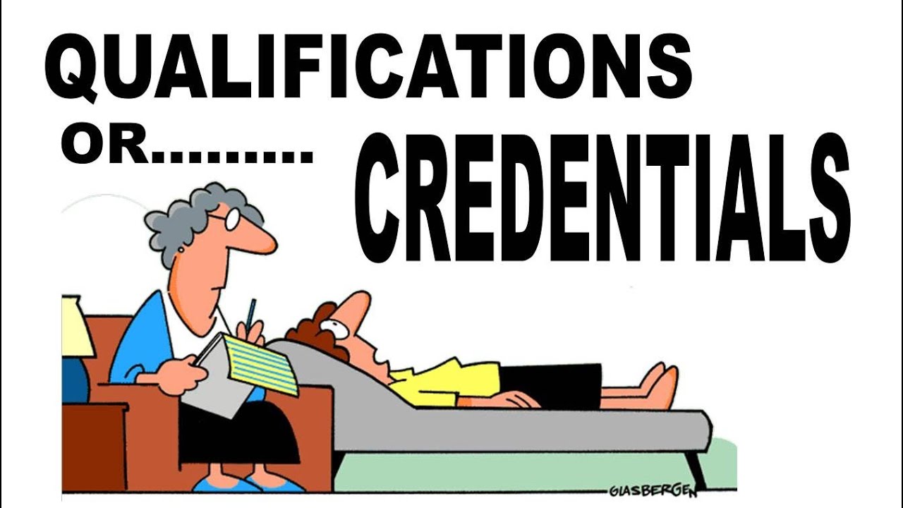 QUALIFICATIONS of Psychiatric Shamanism (Credentials from the school of