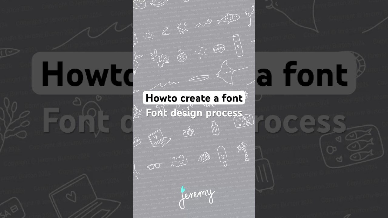 Creating the Wanderlust Australia font 🩵🫶 