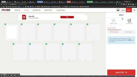 How to Extract Pages from a PDF with iLovePDF