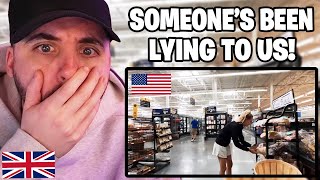 Brit Reacts to British Girl Visiting WALMART for the First Time